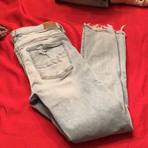 American Eagle High Rise Jegging Crop